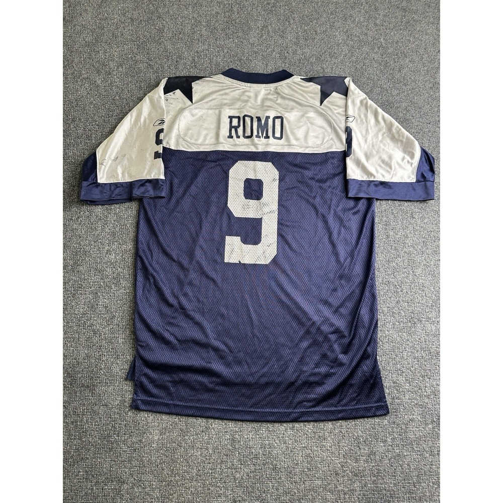 Men's Dallas Cowboys Tony Romo #9 Reebok NFL Football Jersey, Size L